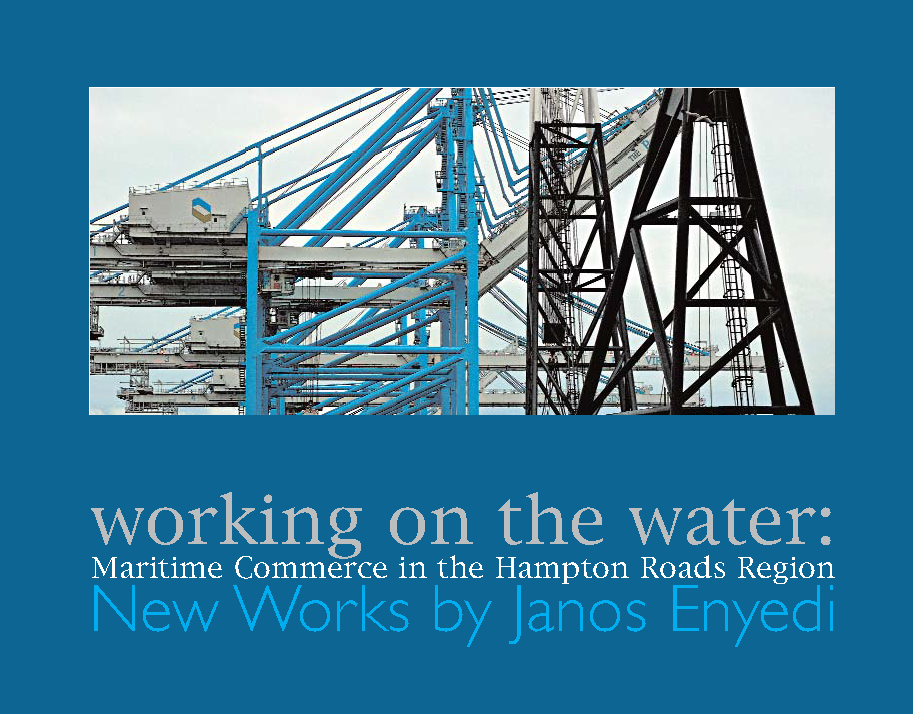 Art Catalog Cover for Work on the Water