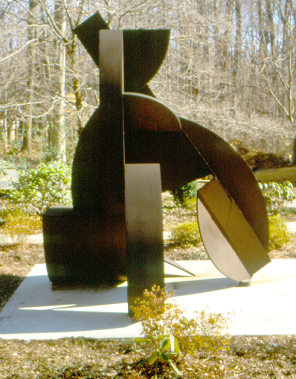 Hurly Burly, Welded Steel and Bolted Sculpture by Janos Enyedi